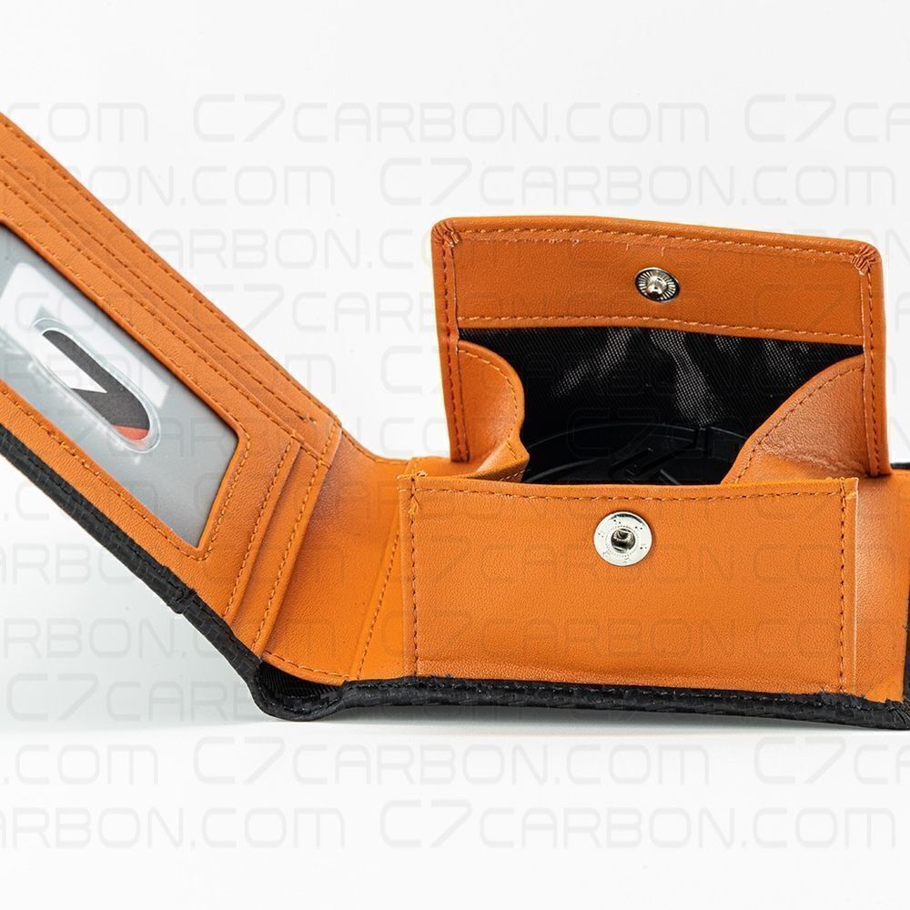 NWT Carbon Fiber Leather Wallet Bifold with RFID Blocking Ships today